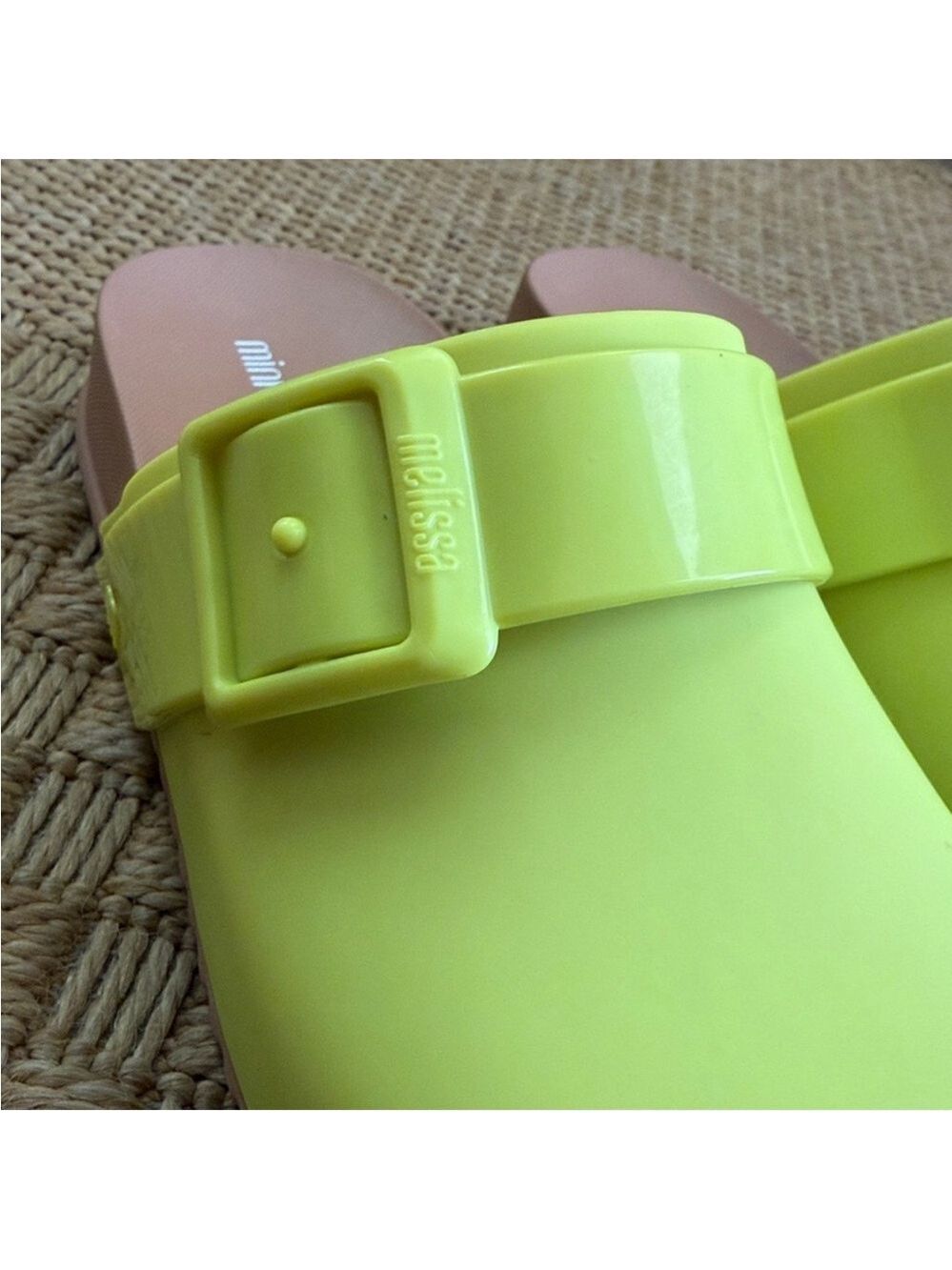 Mini Melissa Kids' Green/Brown Water Resistant Cozy Clog—13 - Picture 7 of 10